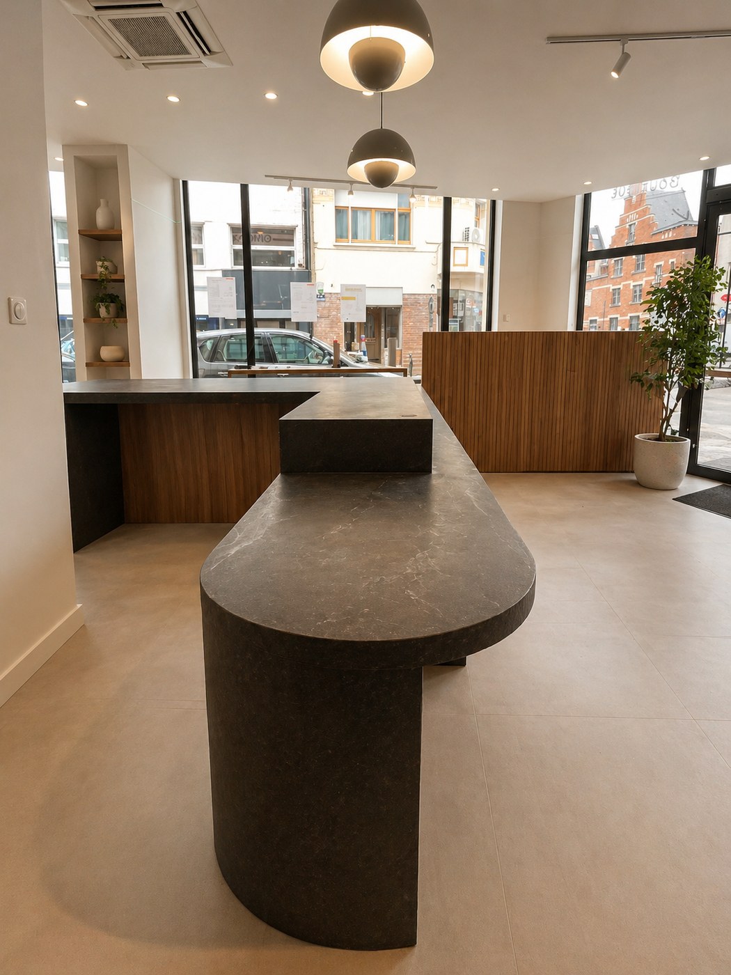Agencement boutique — détail mobilier